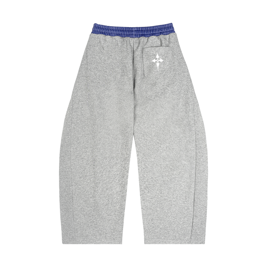 Plaid Waistband Sweatpants