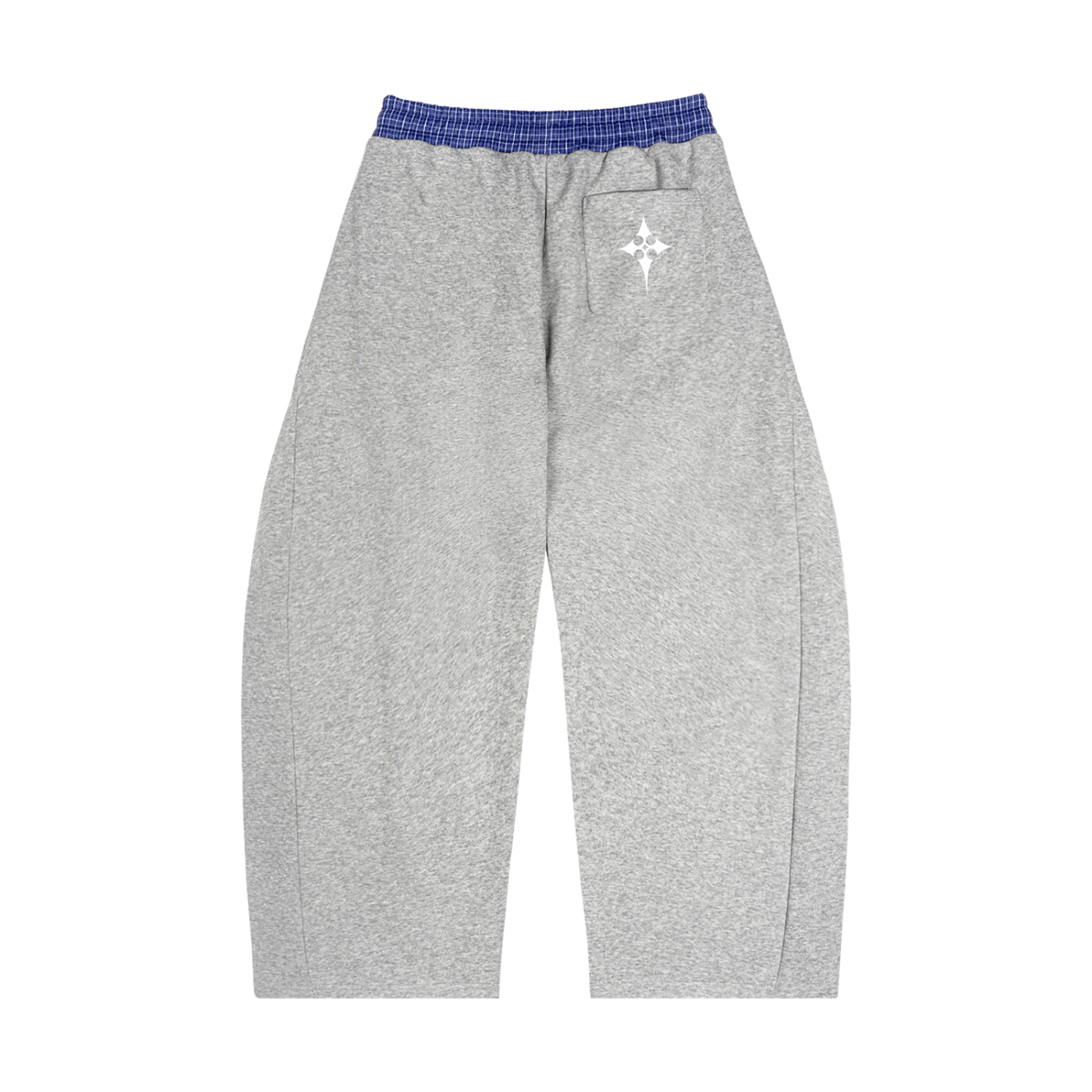 Plaid Waistband Sweatpants