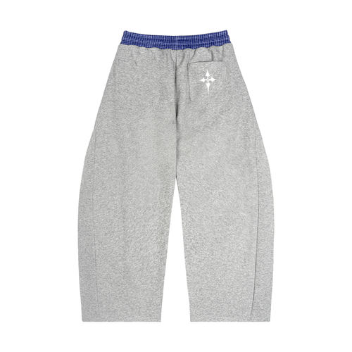 Plaid Waistband Sweatpants