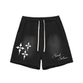 Sun Faded Cotton Shorts